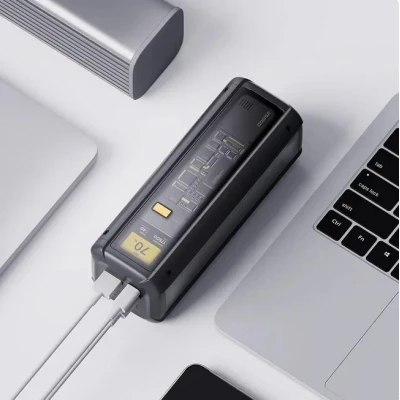 Портативна батарея Xiaomi 25000mAh 212W HyperCharge Black (BHR9970GL) [BHR9970GL-B] — фото 4