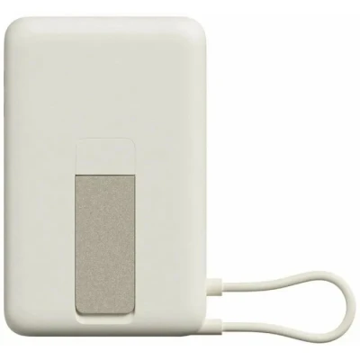 Портативна батарея Xiaomi 10000mAh Magnetic with Built-in Stand Beige — фото 2