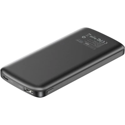 Портативная батарея Choetech 10000mAh, 12W, USB-A, USB-C, Black