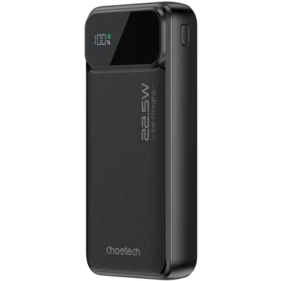 Портативная батарея Choetech 20000mAh, 22.5W, PD, QC/3.0, Black