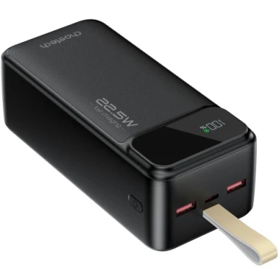 Портативна батарея Choetech 40000mAh, 22.5W, PD, QC/3.0, Black