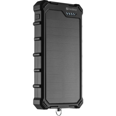 Портативна батарея Sandberg 10000mAh, 22.5W, PD, Solar, CampLED, PowerThrough, IP65