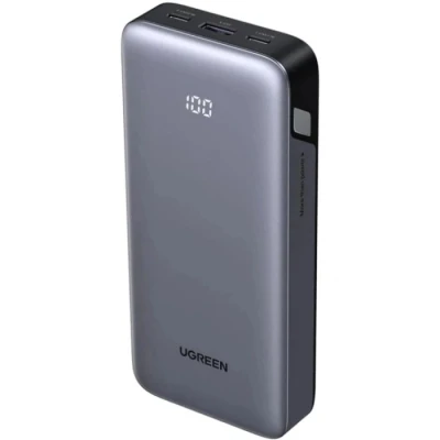 Портативная батарея Ugreen 20000mAh, 30W, PD, QC, PB532, Gray