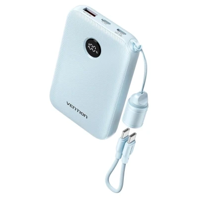 Портативная батарея Vention 20000mAh, 22.5W, PD, QC, Blue — фото 2