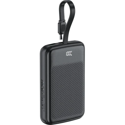 Портативная батарея Acefast 10000mAh, 22.5W, PD, QC/3.0, build Type-C cable, M13, Black — фото 2