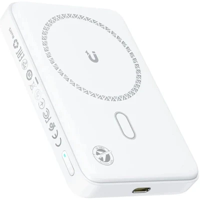 Портативна батарея Acefast Magnetic Wireless 10000mAh, 20W, PD, QC/3.0, QI 15W, M26, White (6974316285212) [6974316285212-B] — фото 3
