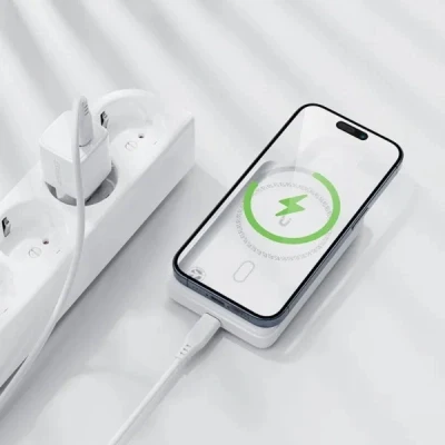 Портативна батарея Acefast Magnetic Wireless 10000mAh, 20W, PD, QC/3.0, QI 15W, M26, White (6974316285212) [6974316285212-B] — фото 7