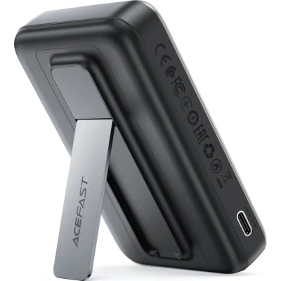 Портативна батарея Acefast Magnetic Wireless 10000mAh, 22.5W, PD, QC/3.0, QI 15W, M24, Metal Gray (6974316284871) [6974316284871-B] - Photo 3
