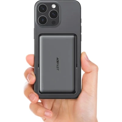 Портативная батарея Acefast Magnetic Wireless 10000mAh, 22.5W, PD, QC/3.0, QI 15W, with holder M17, Black (6974316284000) [6974316284000-B] — фото 8