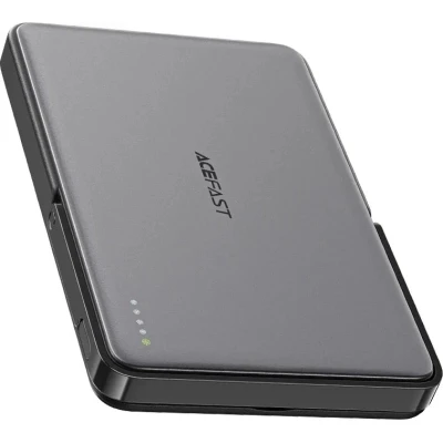 Портативна батарея Acefast Magnetic Wireless 5000mAh, 18W, PD, QC/3.0, with holder M16, Black (6974316283997) [6974316283997-B] — фото 5