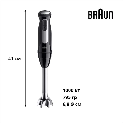 Блендер Braun MQ 55254 MBK [MQ55254MBK-B] — фото 3