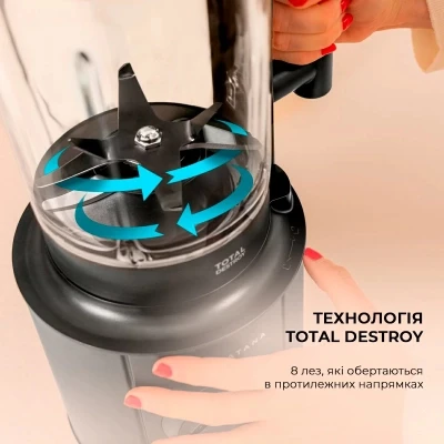 Блендер Cecotec Grand Katana 2700MAX Total Destroy Screen B (CCTC-03986) [CCTC-03986-B] — фото 3
