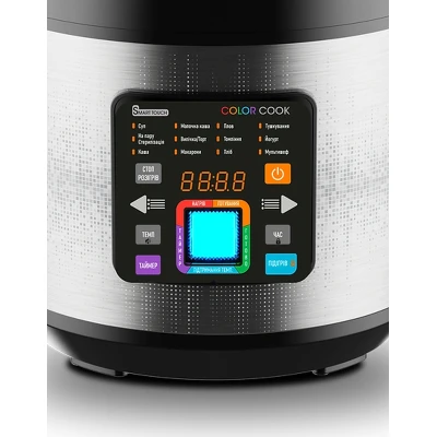 Мультиварка PRIME Technics PMC 1286 Color Cook [PMC1286ColorCook-B] — фото 7