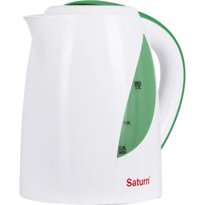 Електрочайник Saturn ST-EK8437U White/Lt.Green [ST-EK8437UWhiteLt.Green-B] — фото 2