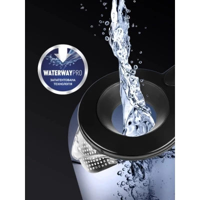 Электрочайник Polaris PWK 17103CGL Water Way Pro Чорний [PWK17103CGLWaterWayProЧорний-B] — фото 6