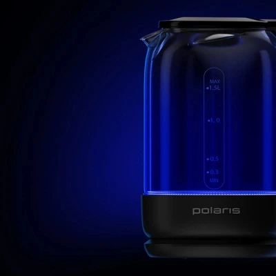 Електрочайник Polaris PWK 17107CGLD WIFI IQ Home Чорний [PWK17107CGLDWIFIIQHomeЧорний-B] — фото 6