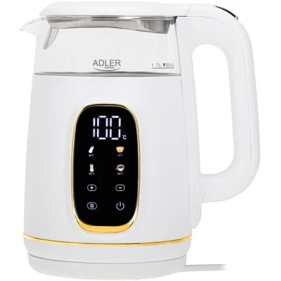 Электрочайник Adler AD 1305 white gold [AD1305whitegold-B]