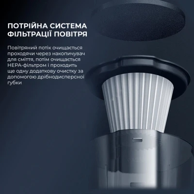 Пылесос Xiaomi Deerma DX115C [DX115C-B] — фото 4
