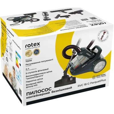 Пылесос Rotex RVC18-G ParquetPlus [RVC18-GParquetPlus-B] — фото 6