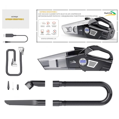 Пилосос Aspiring Windstorm 2 with inflator 2 in 1 [Windstorm2withinflator2in1-B] — фото 6