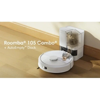 Пылесос iRobot Roomba Combo 105 (White) (y311240) [y311240-B] — фото 7
