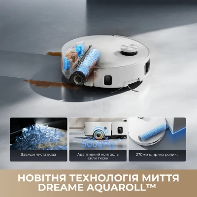 Пилосос Dreame Aqua 10 Roller Black (RLH31CE-BL) [RLH31CE-BL-B] — фото 8