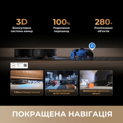 Пилосос Dreame Bot Matrix 10 Pro Black (RLM61HE-Bl) [RLM61HE-Bl-B] — фото 3