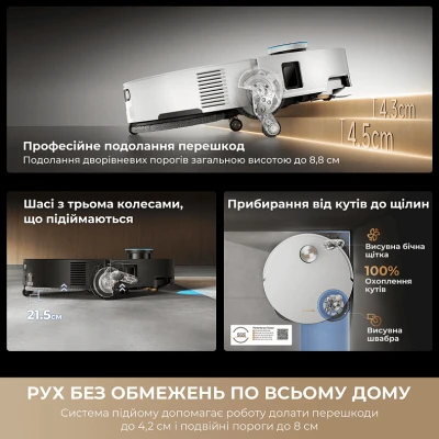 Пилосос Dreame Bot Matrix 10 Pro Black (RLM61HE-Bl) [RLM61HE-Bl-B] — фото 5
