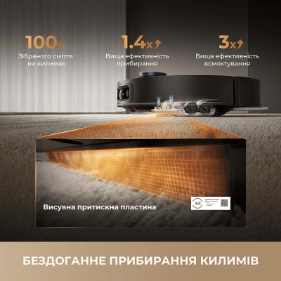 Пилосос Dreame Bot Matrix 10 Pro Black (RLM61HE-Bl) [RLM61HE-Bl-B] — фото 6