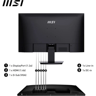 Монитор MSI PRO MP275Q 2560 x 1440 IPS чорний (PROMP275Q-B) — фото 8