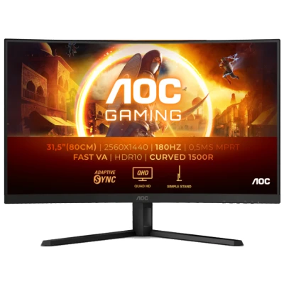 AOC CQ32G4VE 2560 x 1440 Fast VA чорний