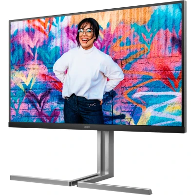 Монитор AOC U32U3CV 3840 x 2160 Nano IPS чорний (U32U3CV-B) — фото 3