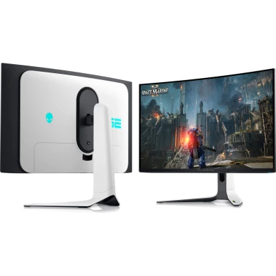 Монітор Dell AW3225QF 3840 x 2160 QD-OLED білий (210-BLLV-B) — фото 7