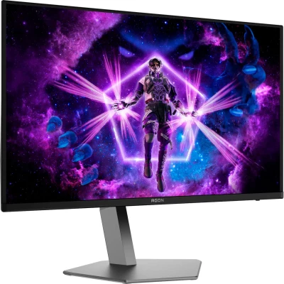 AOC AG326UD 3840 x 2160 QD-OLED темно-сірий — фото 2