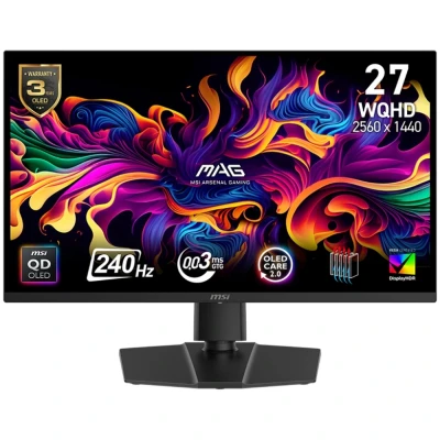 MSI MAG 271QP QD-OLED X24 2560 x 1440 чорний