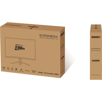 Монітор EvroMedia i24 CurveSync 180 Hz 1920 x 1080 VA чорний (i24CurveSync180Hz-B) — фото 4