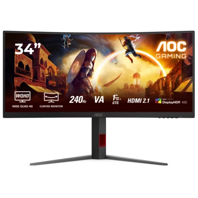 AOC CU34G4Z 3440 x 1440 Fast VA чорний