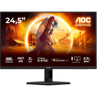 Монитор AOC 25G4SRE 1920 x 1080 Fast IPS чорний (25G4SRE-B)