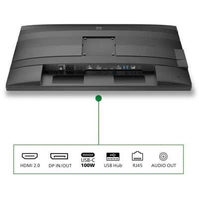 Монітор Philips 27B2G5601/00 2560 x 1440 IPS сріблястий, чорний (27B2G560100-B) — фото 9