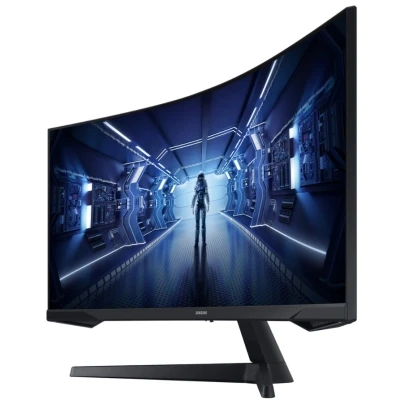 Монитор Samsung LC34G55TWWIXUA 3440 x 1440 VA чорний (LC34G55TWWIXUA-B) — фото 3