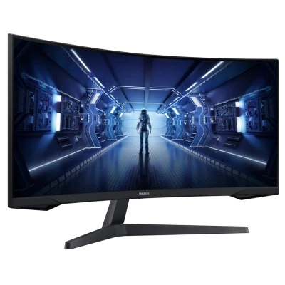 Монитор Samsung LC34G55TWWIXUA 3440 x 1440 VA чорний (LC34G55TWWIXUA-B) — фото 8