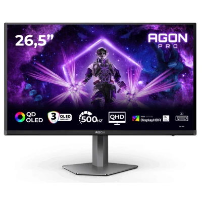 AOC AG276QKD2 2560 x 1440 QD-OLED сірий, чорний