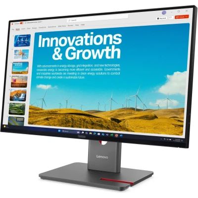 Монітор Lenovo P24QD-40 2560 x 1440 IPS чорний (64B1GAT1UA-B) — фото 3