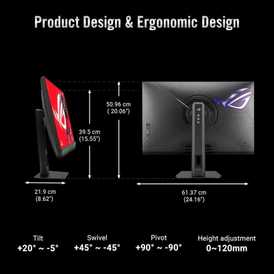 Монитор ASUS ROG Strix 5120 x 2880 Fast IPS чорний (90LM0CE0-B01371-B) — фото 12
