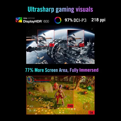 Монитор ASUS ROG Strix 5120 x 2880 Fast IPS чорний (90LM0CE0-B01371-B) — фото 9