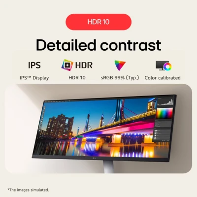 Монитор LG 29U531A-W 2560 x 1080 IPS білий (29U531A-W-B) — фото 11