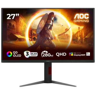 Монитор AOC Q27G4ZD 2560 x 1440 QD-OLED чорний (Q27G4ZD-B)