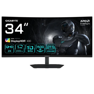 GIGABYTE G34WQC2 EK 3440 x 1440 VA чорний
