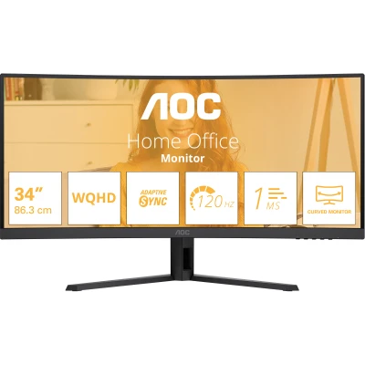 AOC CU34B3E 3440 x 1440 VA чорний