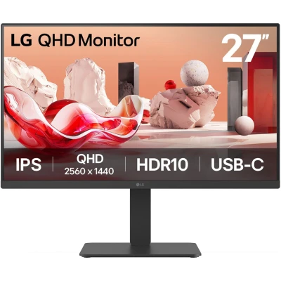 LG 27BA65QB-B 2560 x 1440 IPS чорний